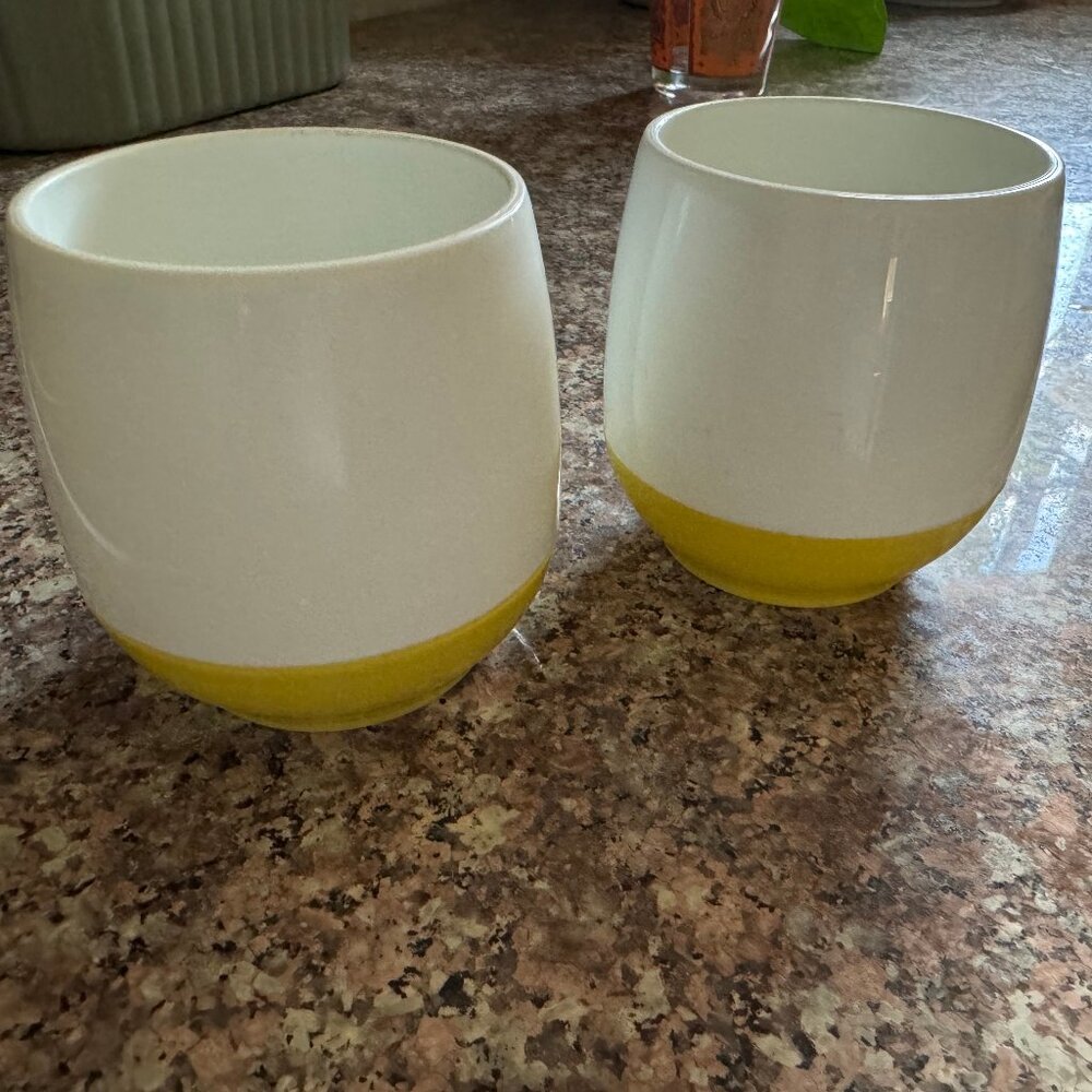 vintage poolside cups